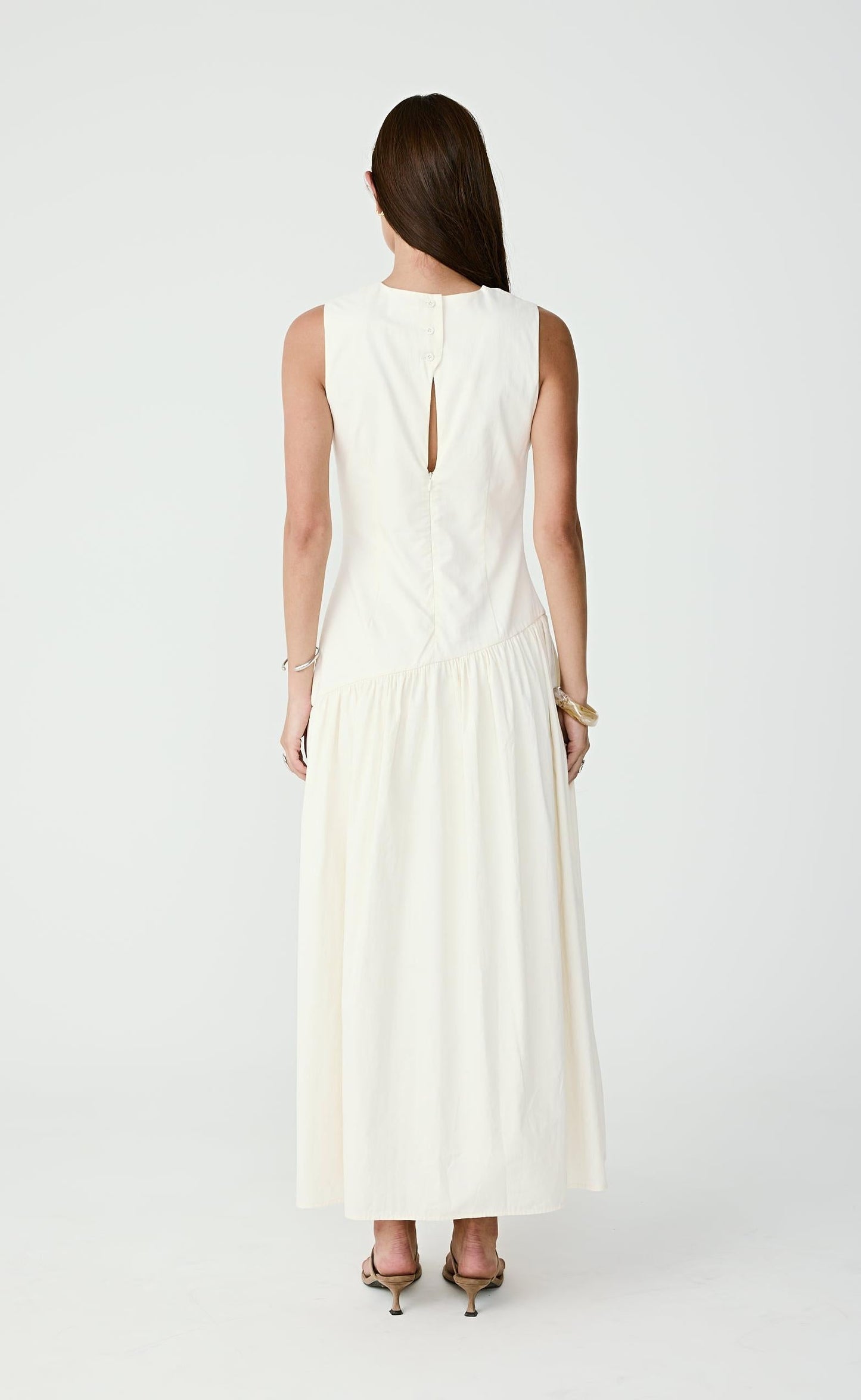 Caden Maxi Dress (Cream)