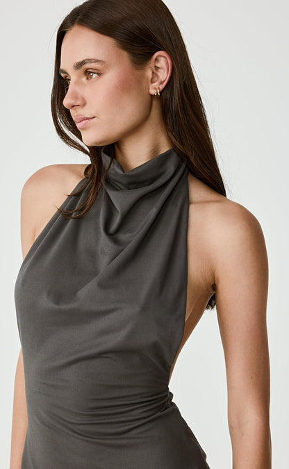 Priya Mini Dress (Slate)