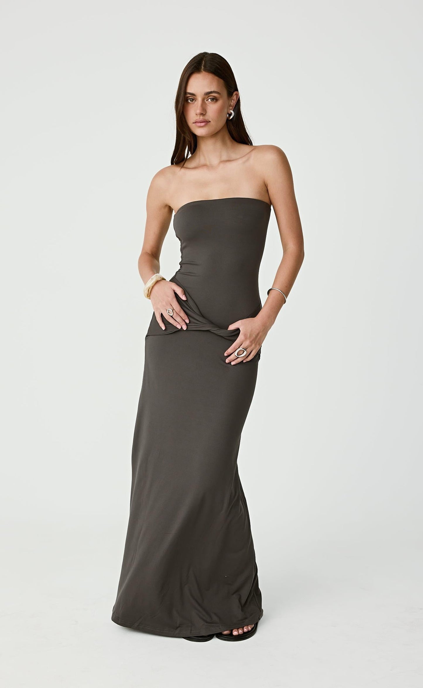 Edela Maxi Dress (Slate)
