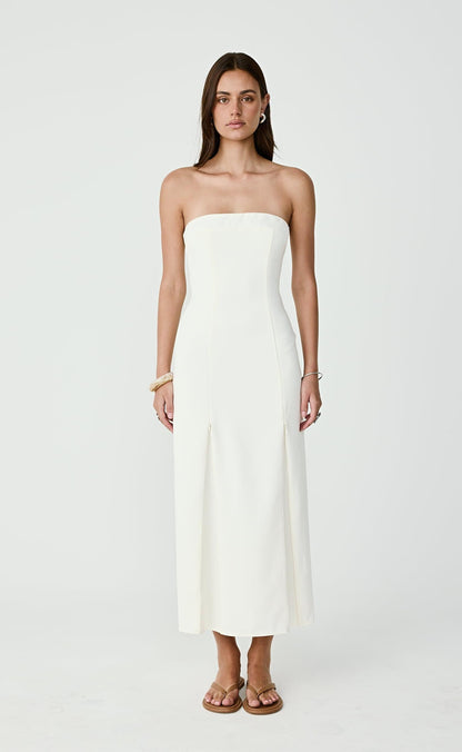 Hudson Midi Dress (Cream)