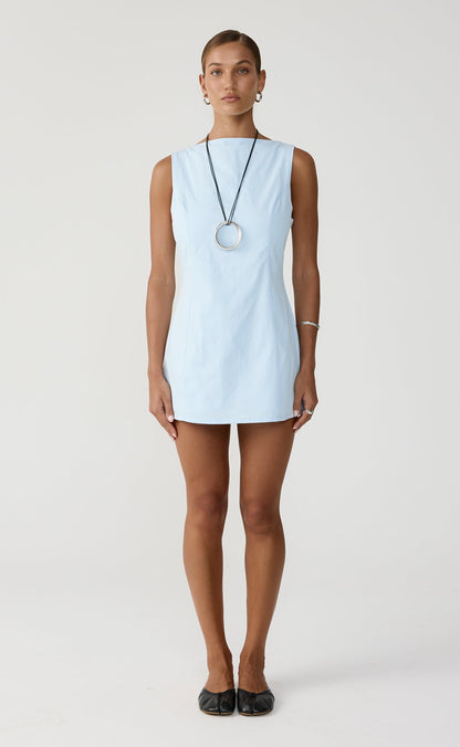 Piers Mini Dress (Sky)