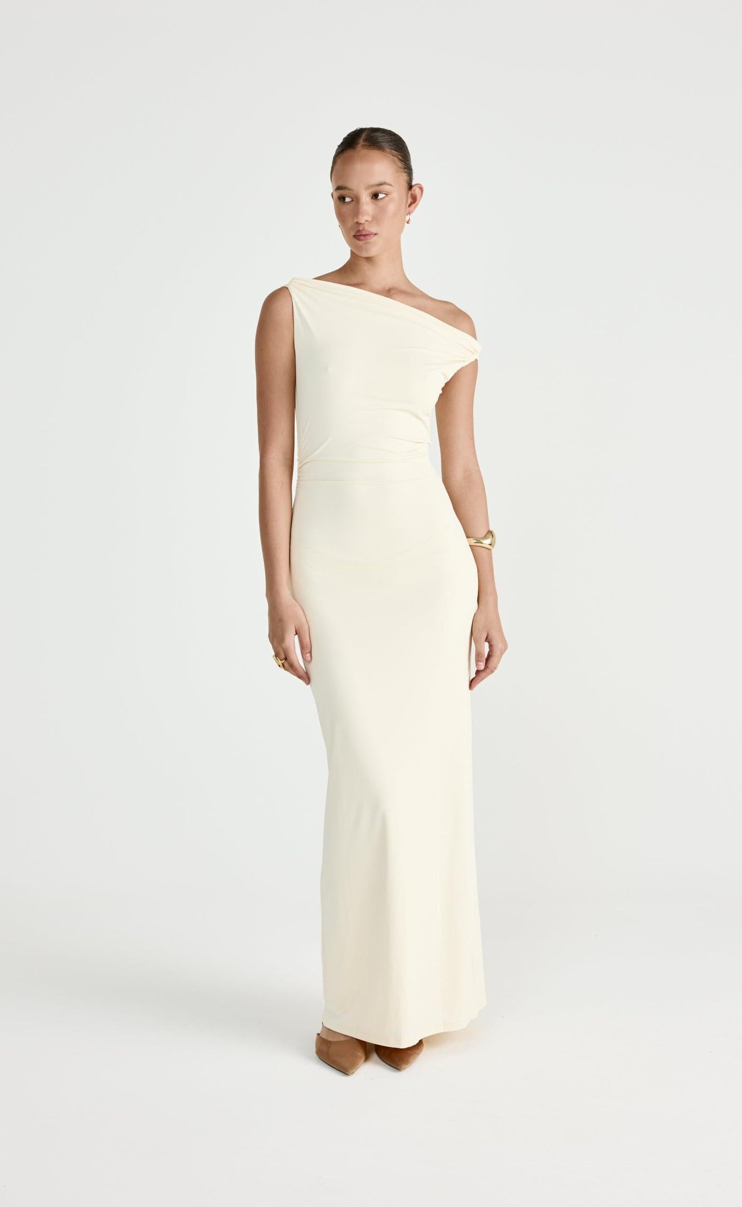 Keegan Maxi Dress (Cream)