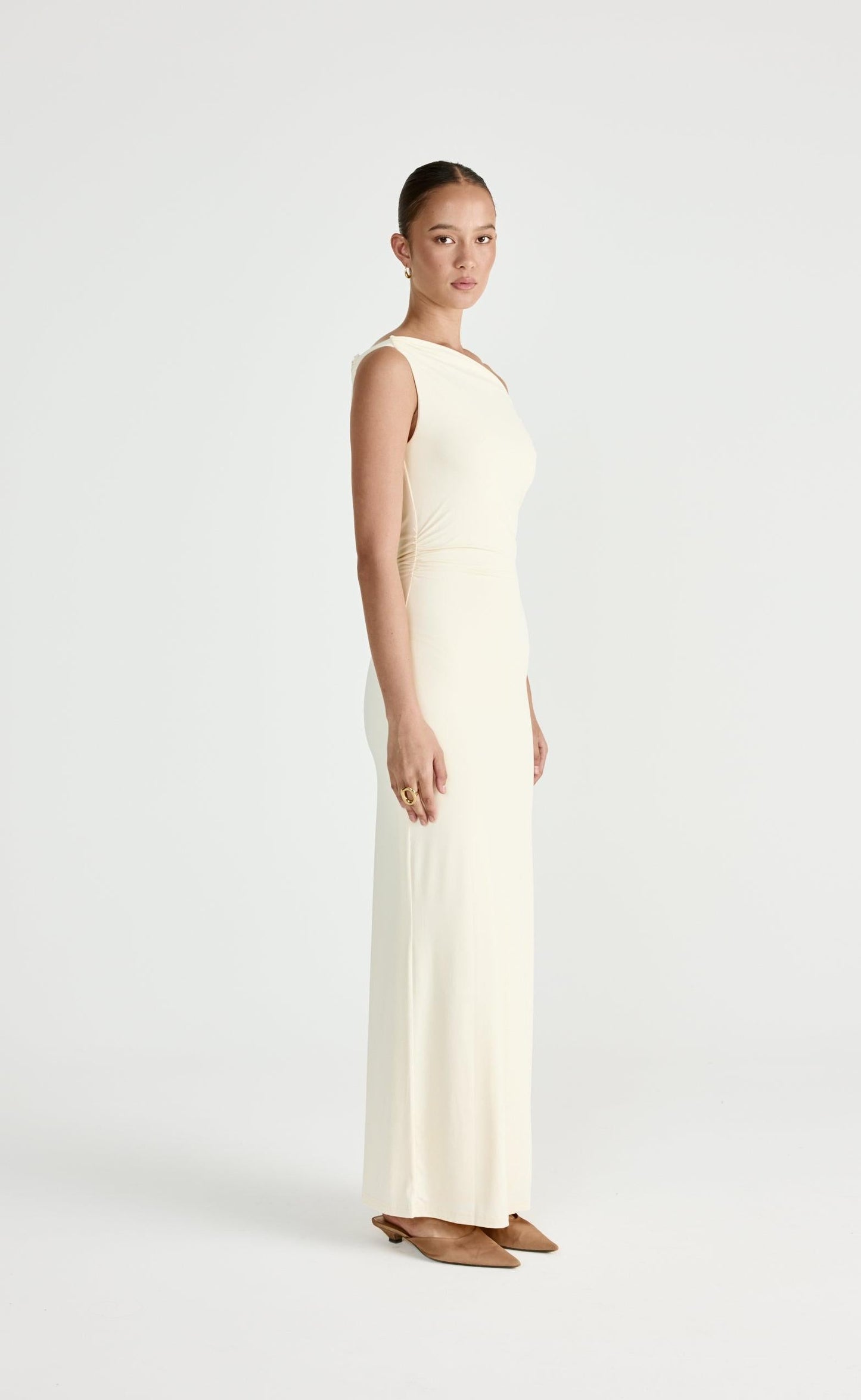 Keegan Maxi Dress (Cream)