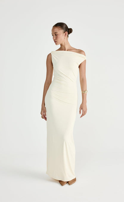 Keegan Maxi Dress (Cream)