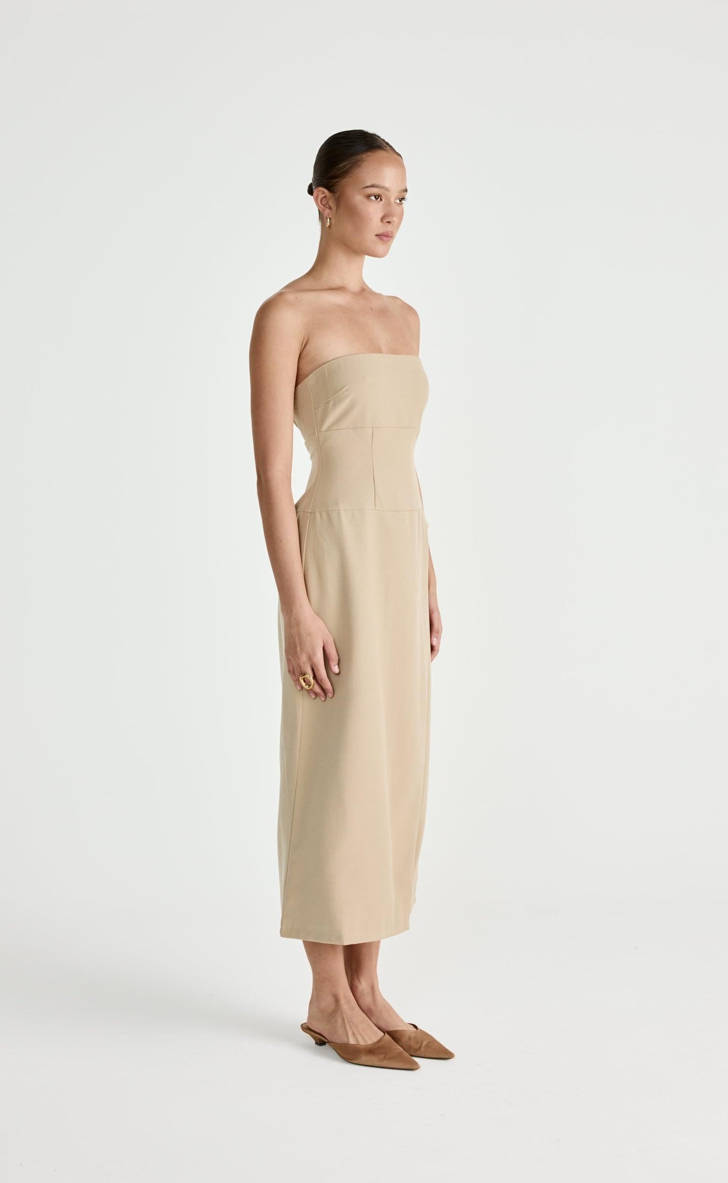 Shea Midi Dress (Honey)