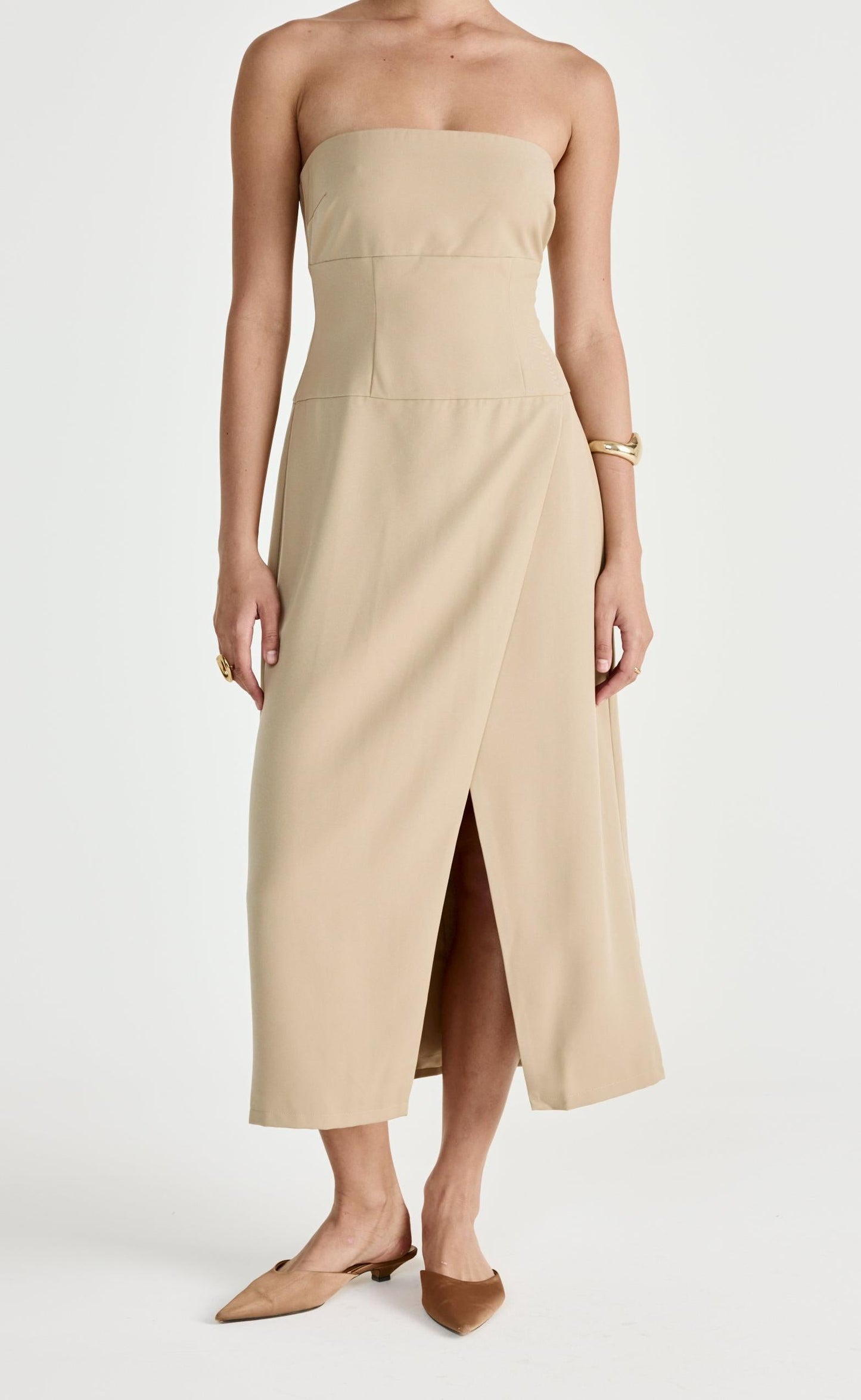 Shea Midi Dress (Honey)