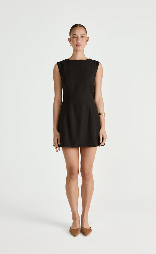 Cedric Mini Dress (Black)