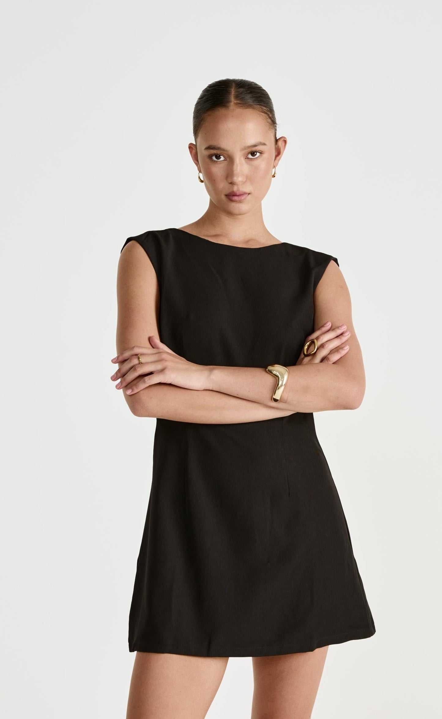 Cedric Mini Dress (Black)