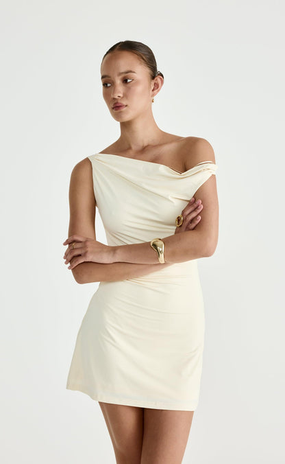Keegan Mini Dress (Cream)
