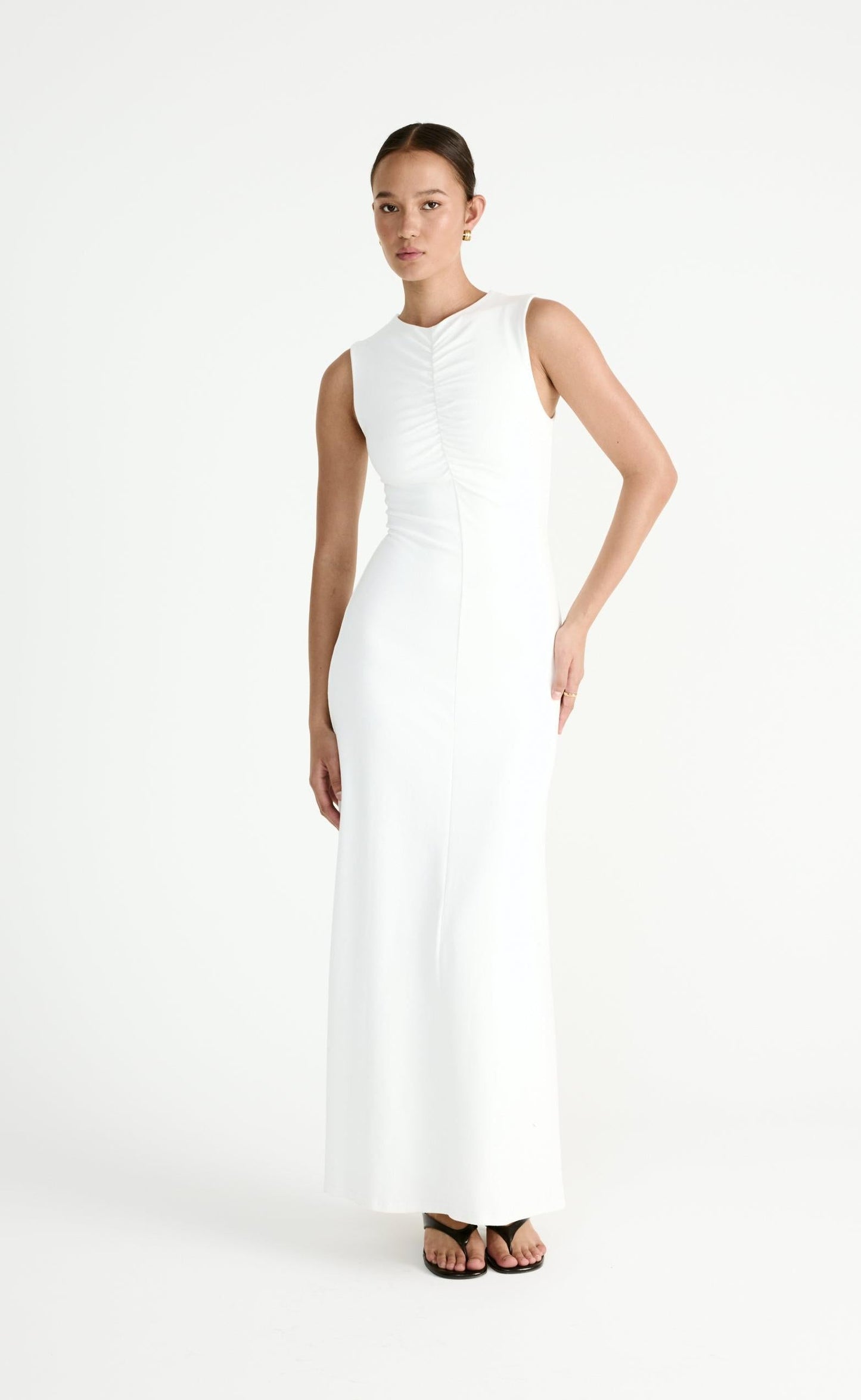 Cosmia Maxi Dress (Off White)