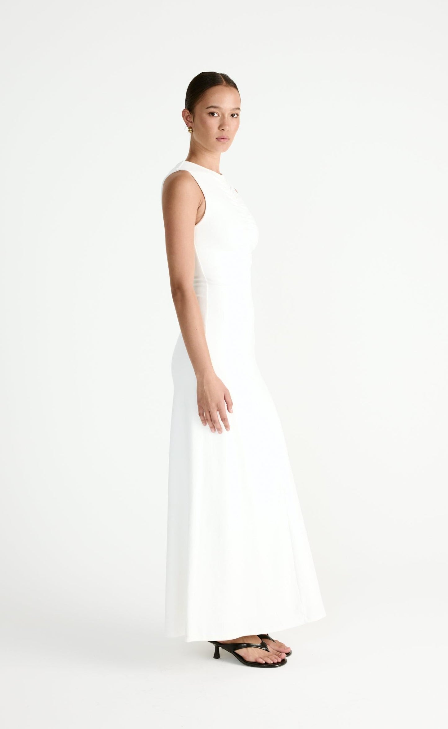 Cosmia Maxi Dress (Off White)