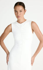 Cosmia Maxi Dress (Off White)