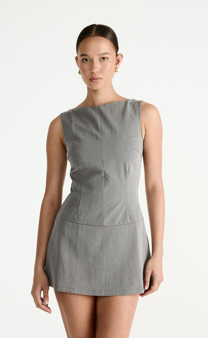 Flux Mini Dress (Grey)