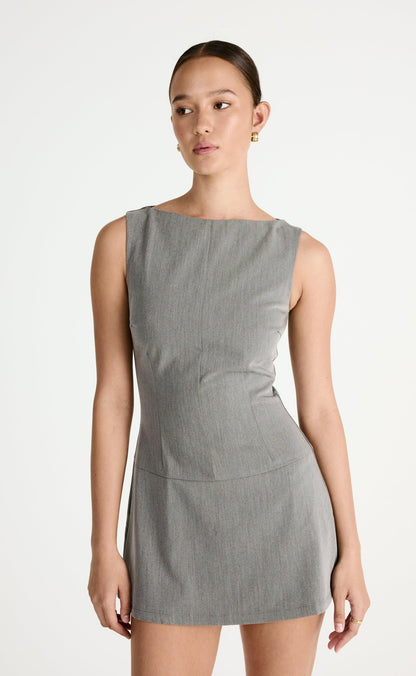 Flux Mini Dress (Grey)