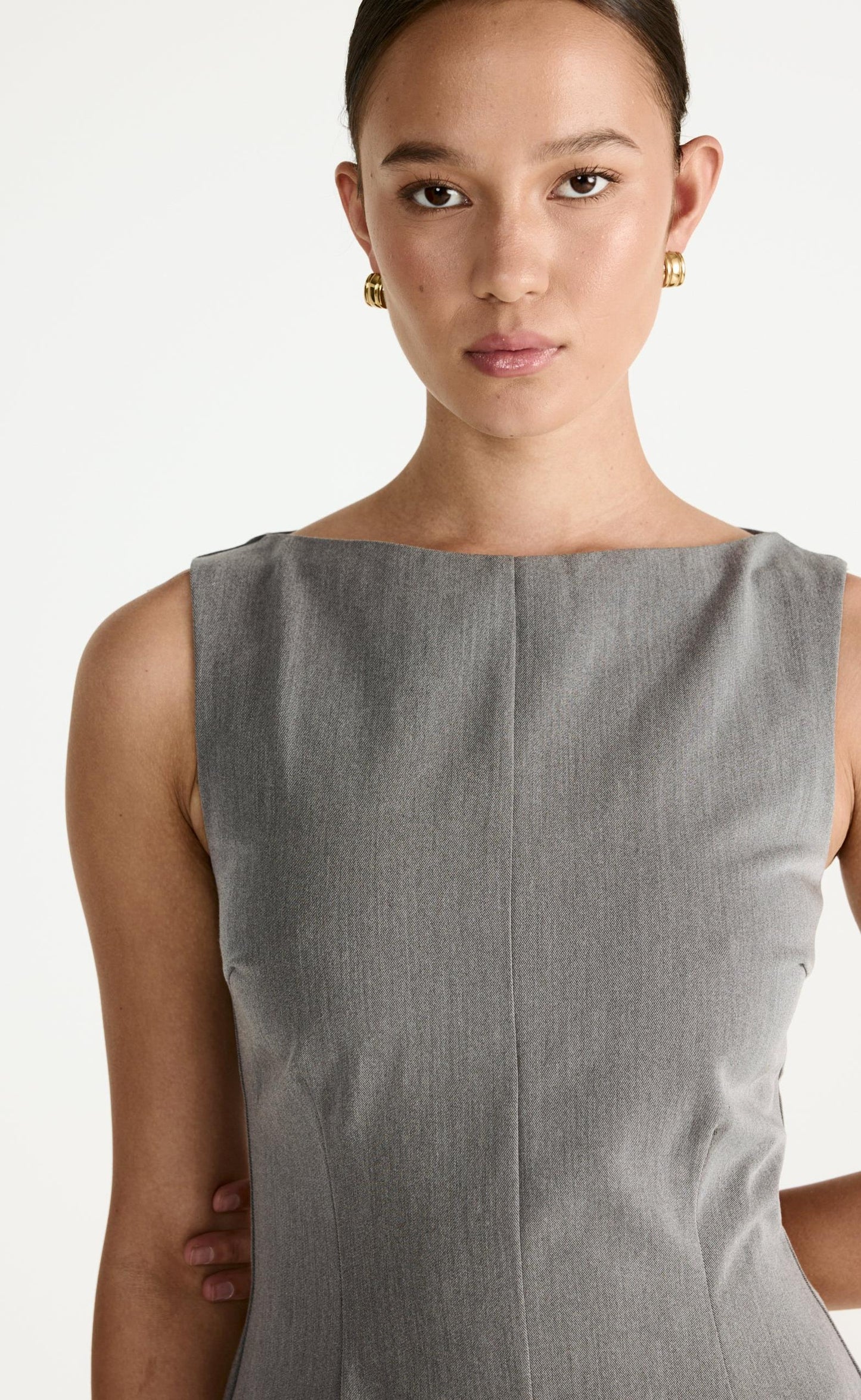 Flux Mini Dress (Grey)