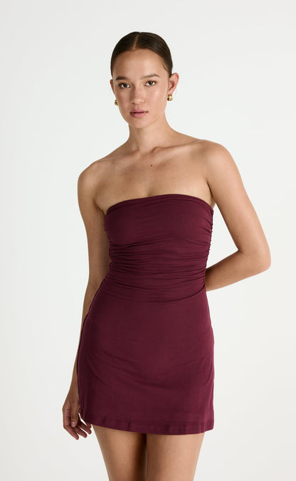 Sarie Mini Dress (Plum)