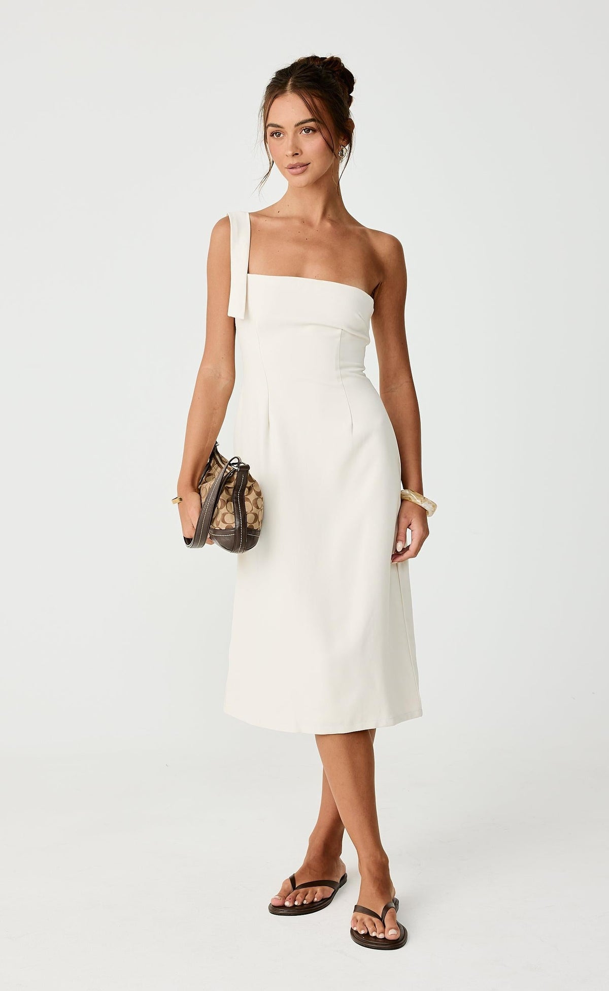 Sebel Midi Dress (Oat)