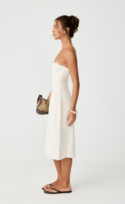 Sebel Midi Dress (Oat)