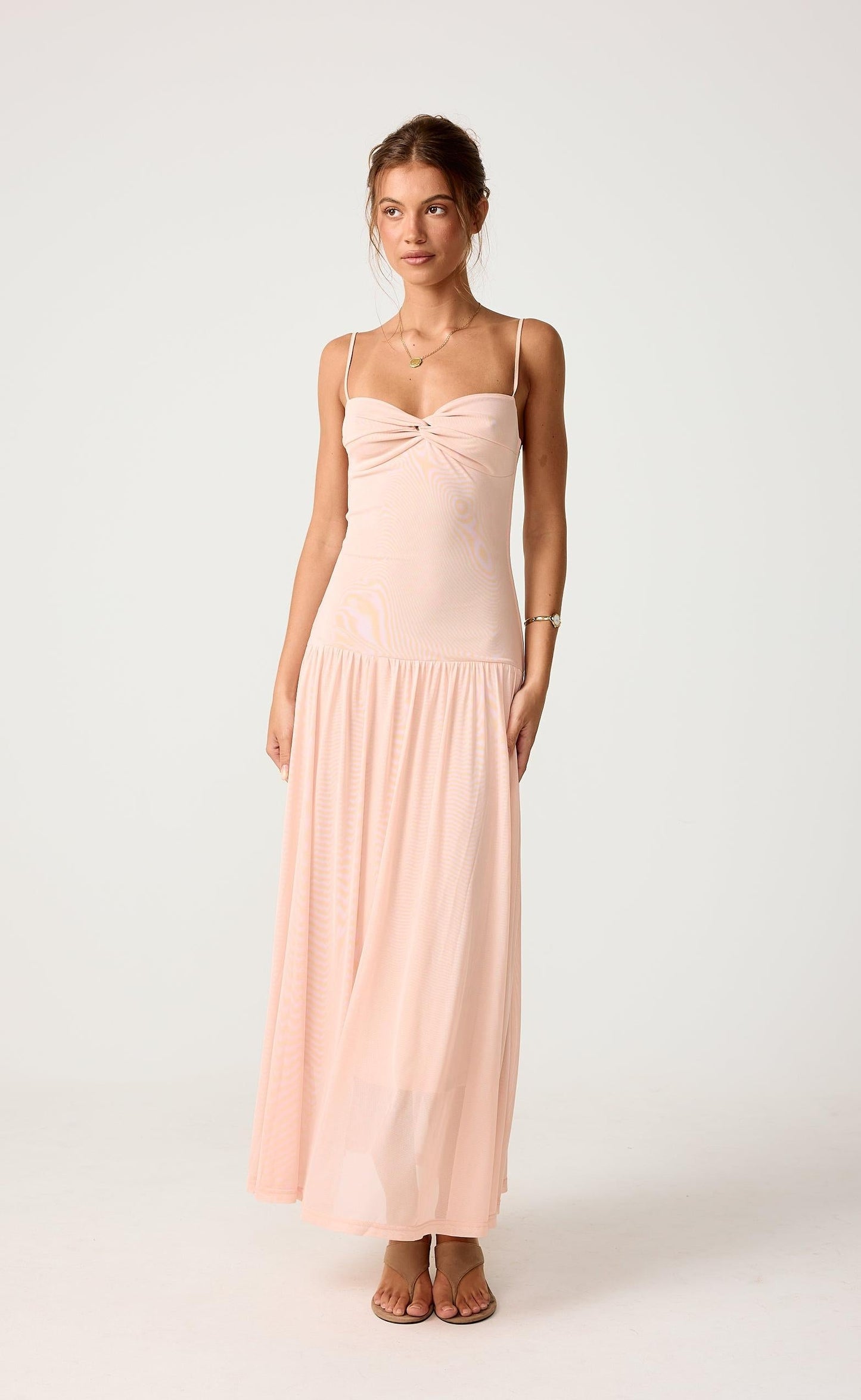 Seduce Maxi Dress (Baby Pink)
