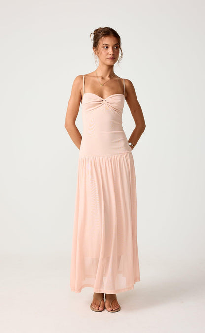 Seduce Maxi Dress (Baby Pink)