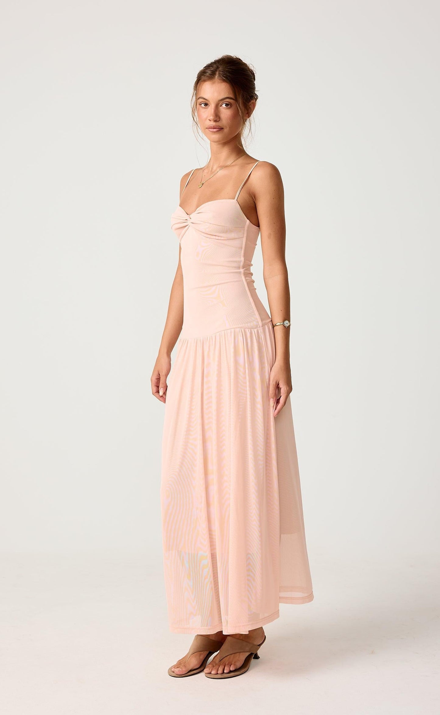 Seduce Maxi Dress (Baby Pink)