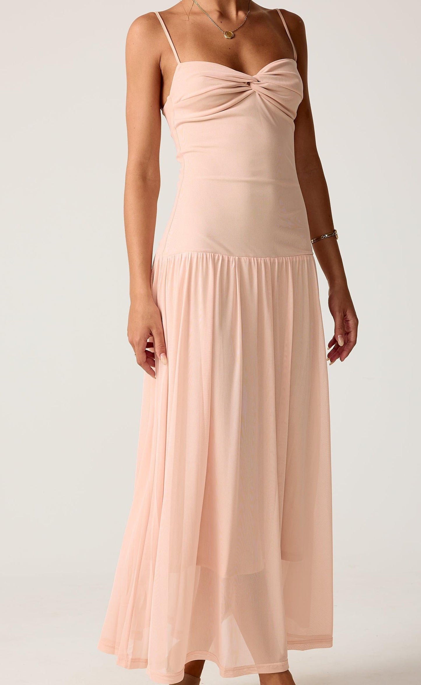 Seduce Maxi Dress (Baby Pink)