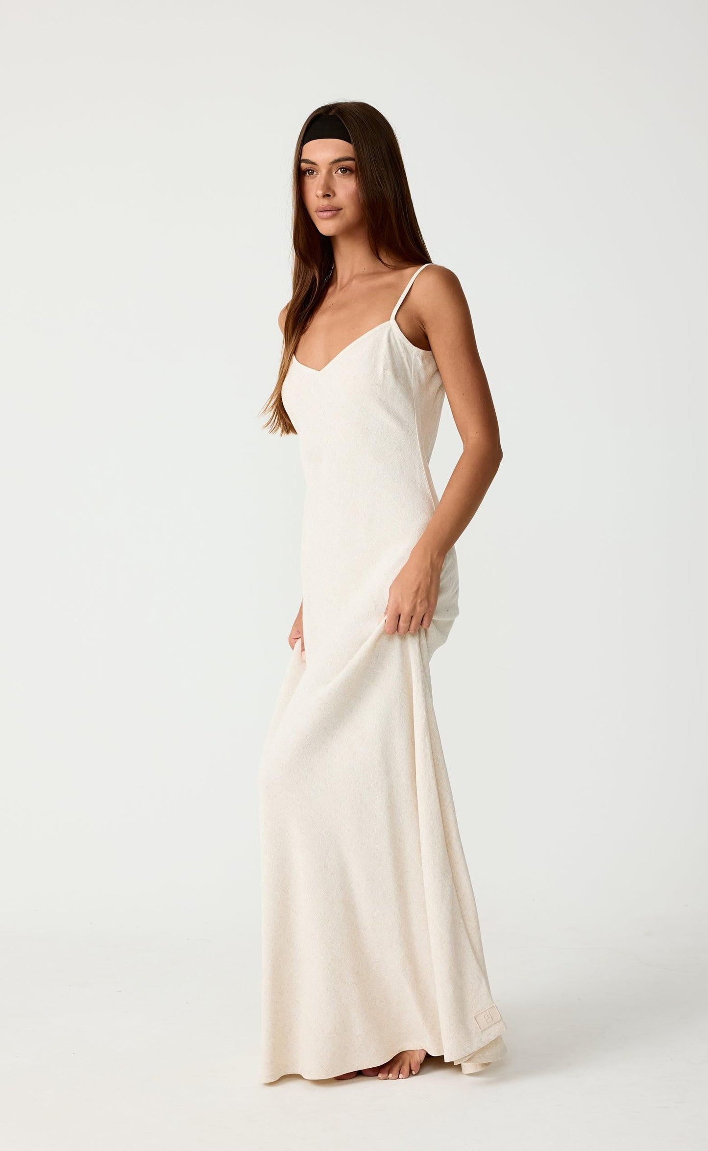 Thea Maxi Dress (Natural)