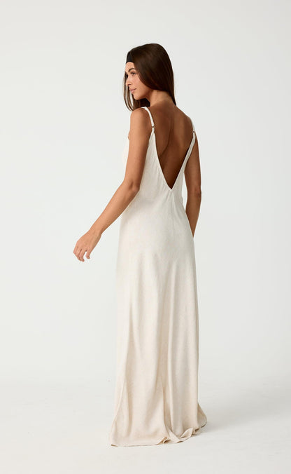 Thea Maxi Dress (Natural)