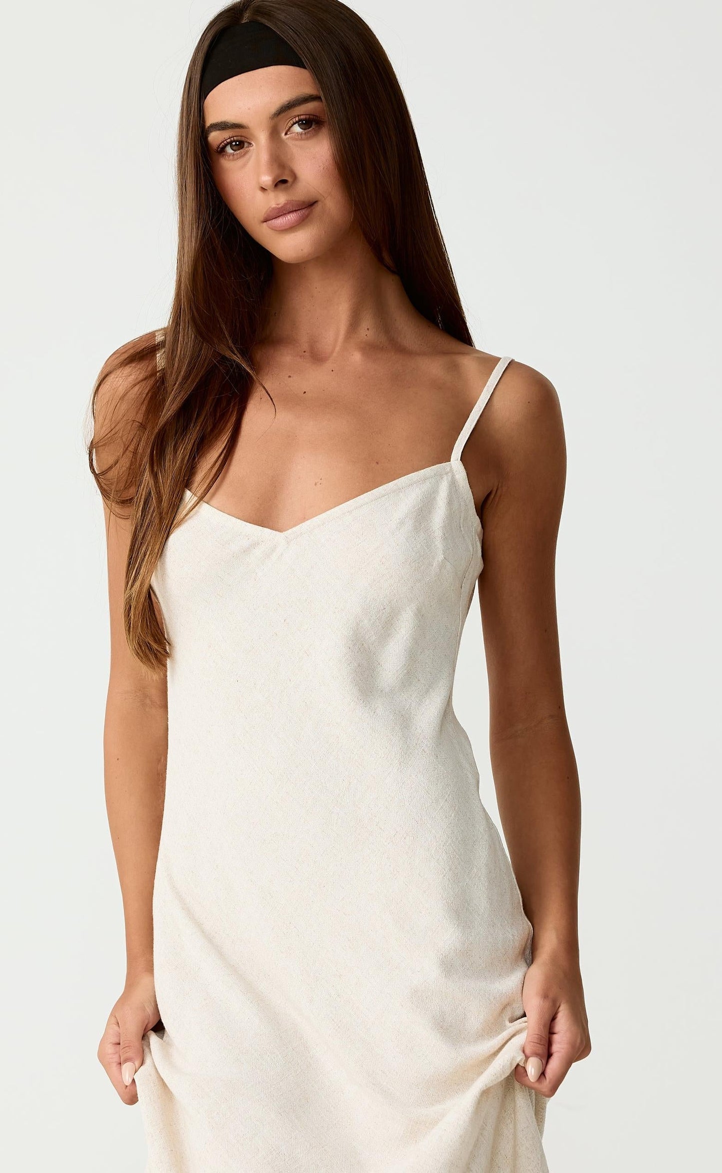 Thea Maxi Dress (Natural)