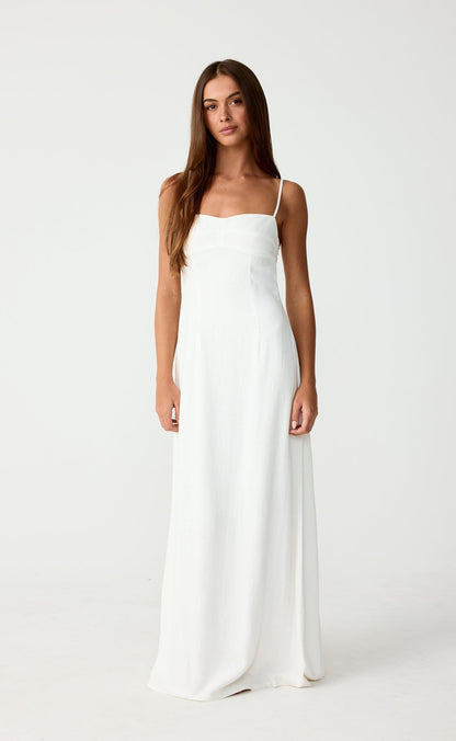 Selene Maxi Dress (White)