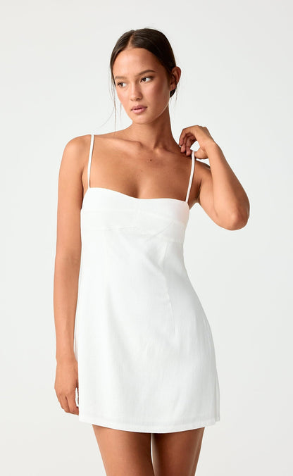 Selene Mini Dress (White)
