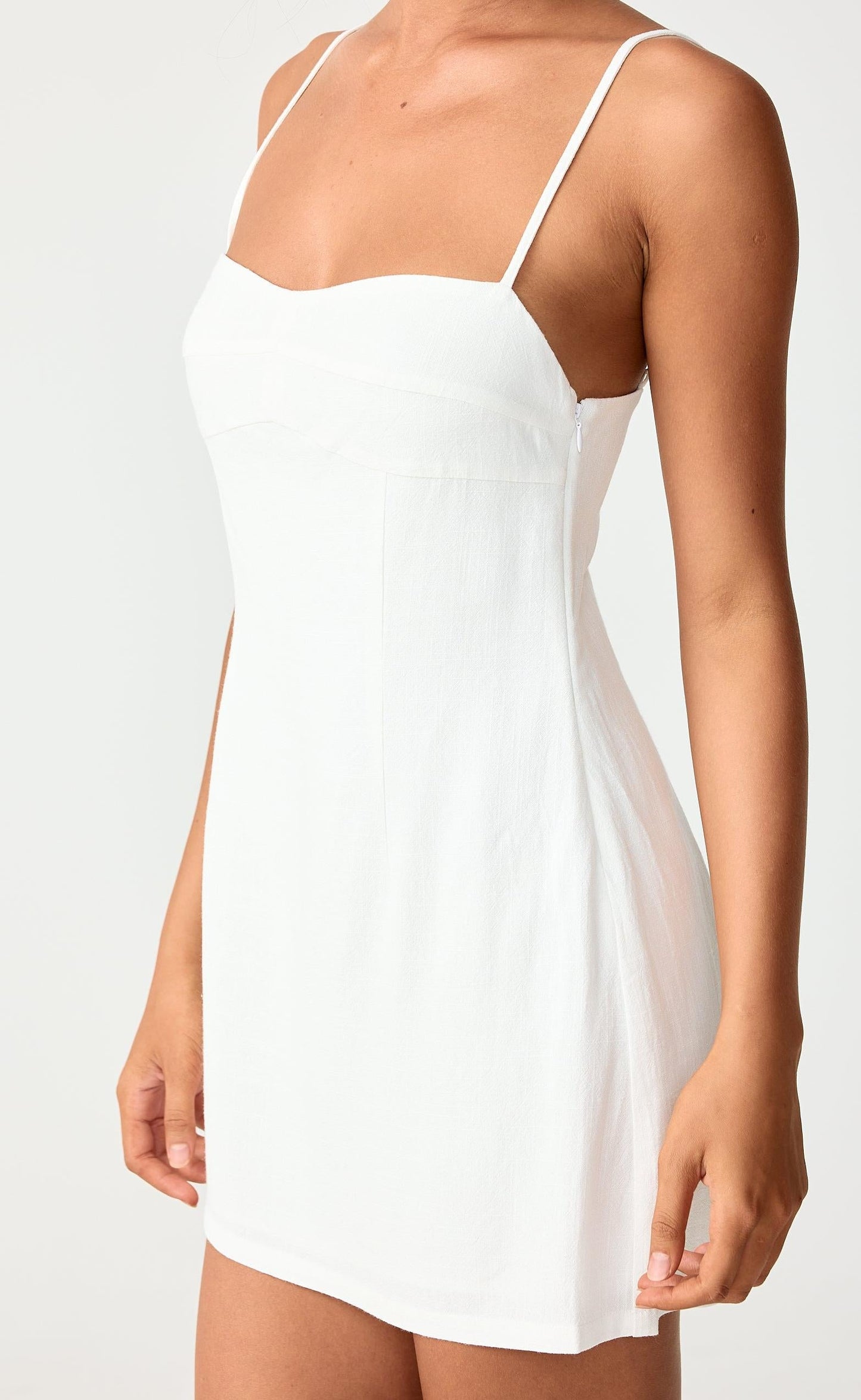 Selene Mini Dress (White)