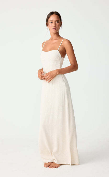 Selene Maxi Dress (Natural)