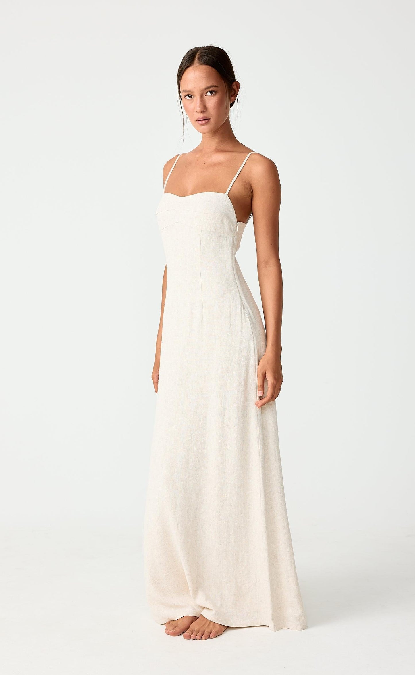 Selene Maxi Dress (Natural)