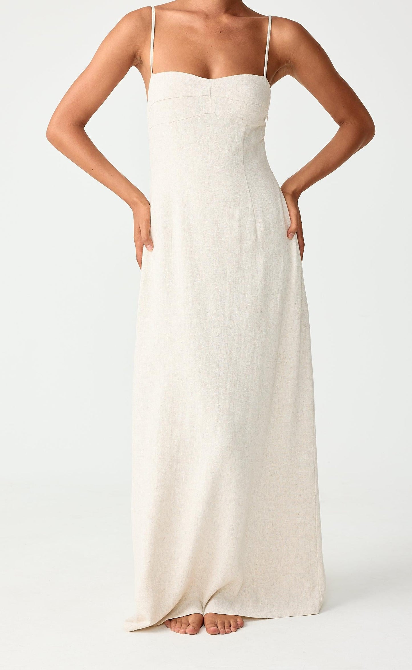 Selene Maxi Dress (Natural)