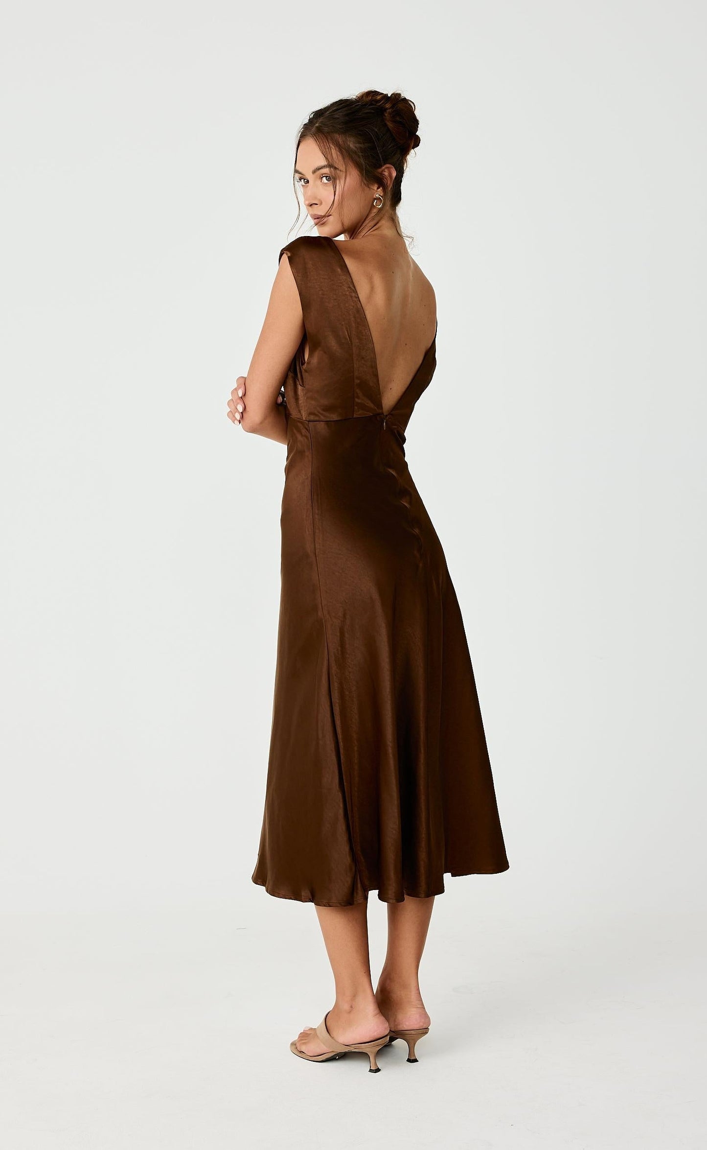 Social Midi Dress (Toffee)