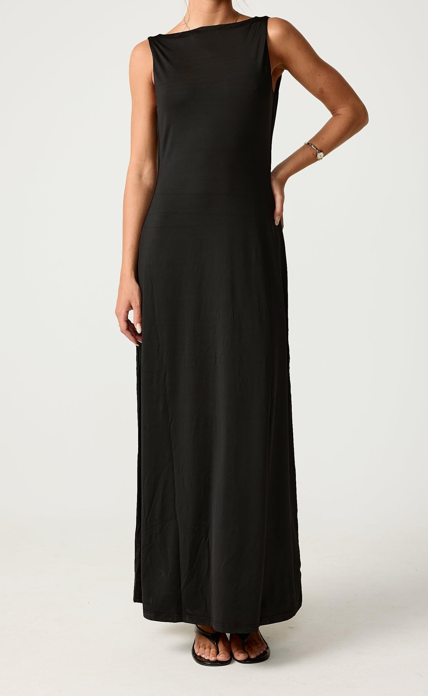 Soulmate Maxi Dress (Black)