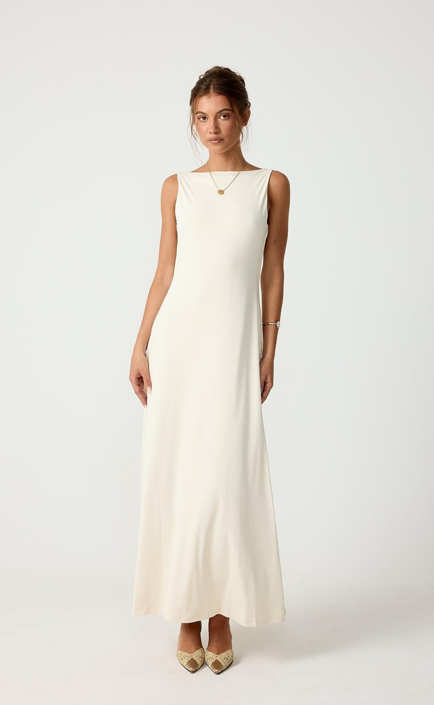 Soulmate Maxi Dress (Oat)