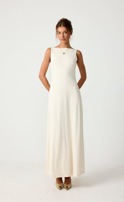 Soulmate Maxi Dress (Oat)
