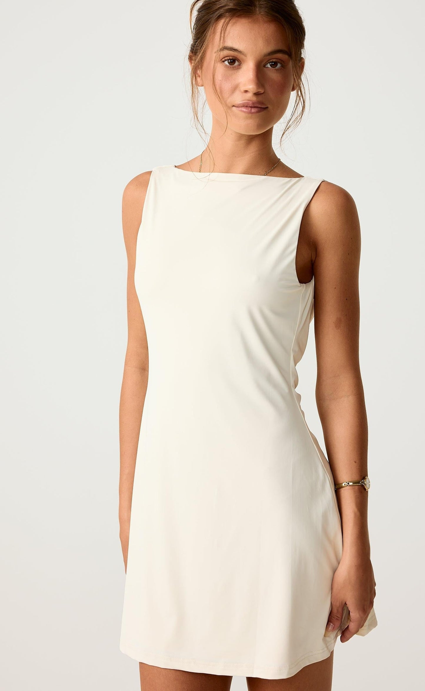 Soulmate Mini Dress (Oat)