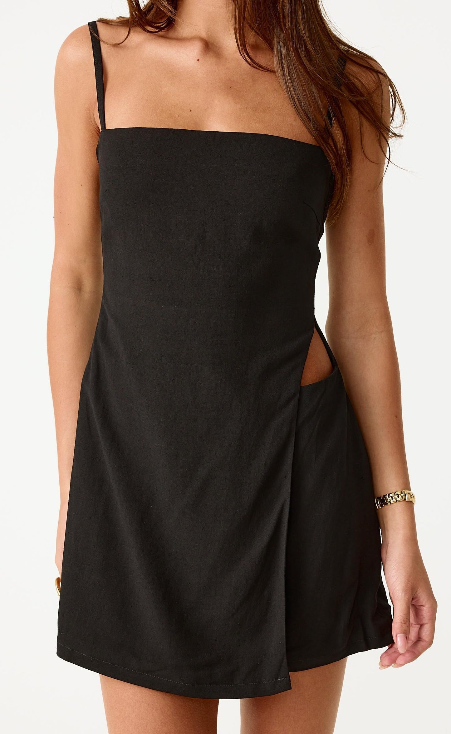 Starlit Mini Dress (Black)