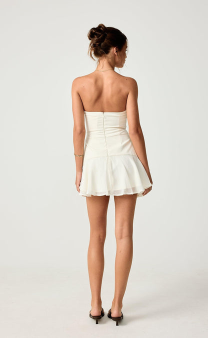 Stella Mini Dress (Cream)