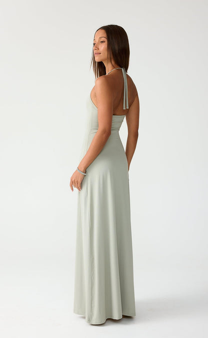 Stevie Maxi Dress (Light Smoke)
