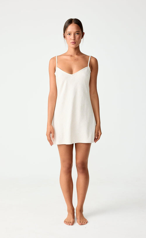 Thea Mini Dress (Natural)