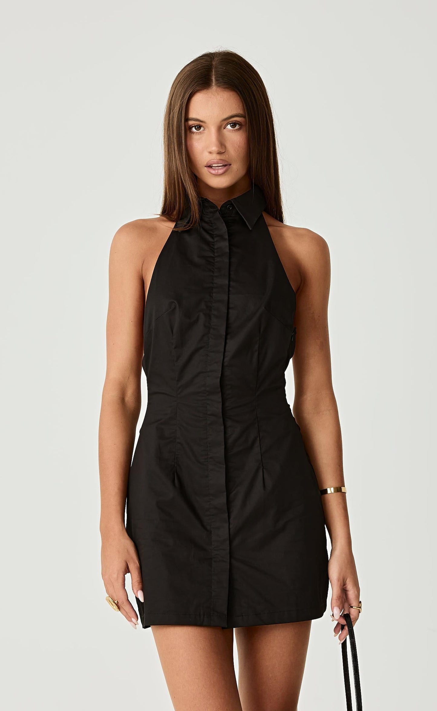 Tides Mini Dress (Black)