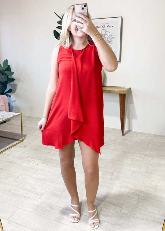 Sassy in Red Dress