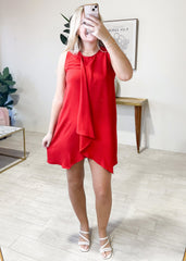 Sassy in Red Dress