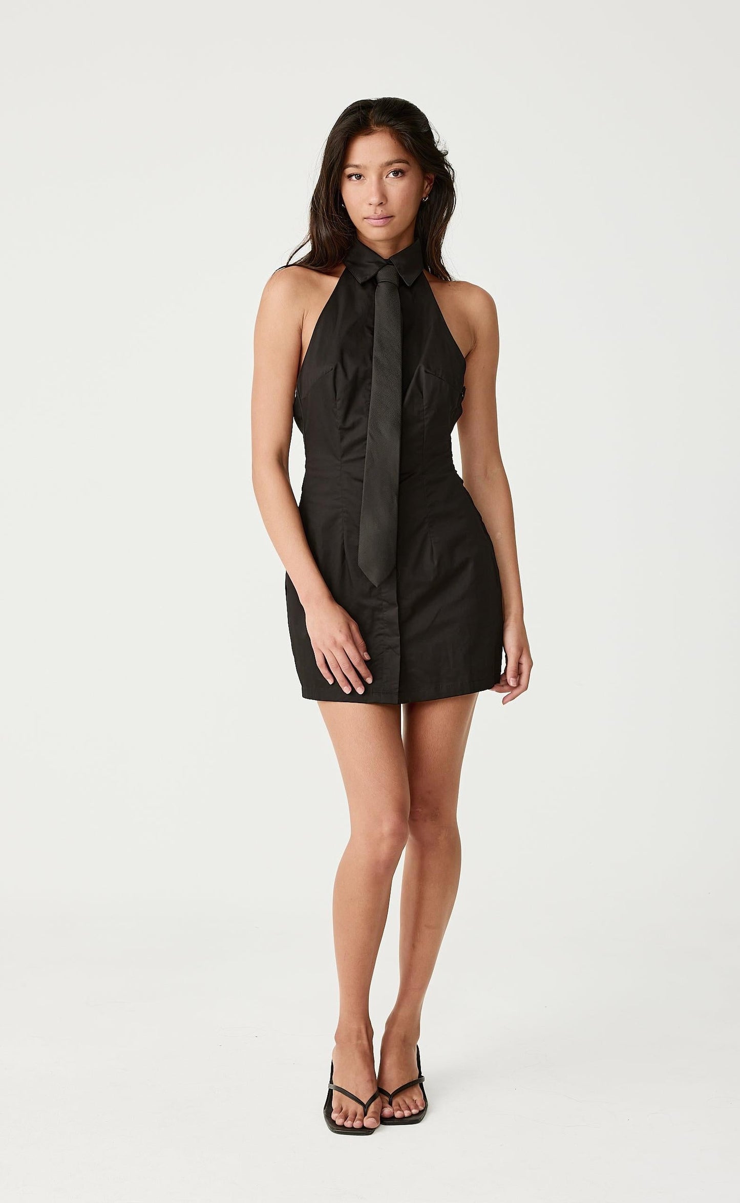 Tides Mini Dress (Black)