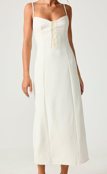 Whirlwind Love Midi Dress (Oat)