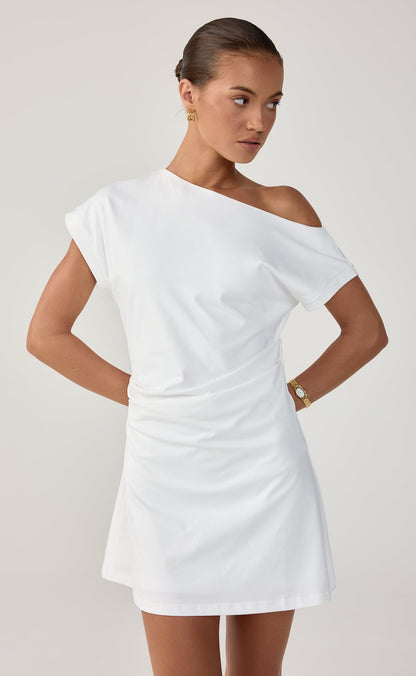 Adelaide Mini Dress (White)